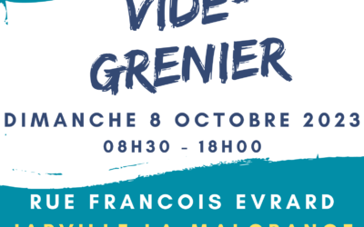 Vide-grenier à Jarville-la-Malgrange – Dimanche 8 octobre 2023
