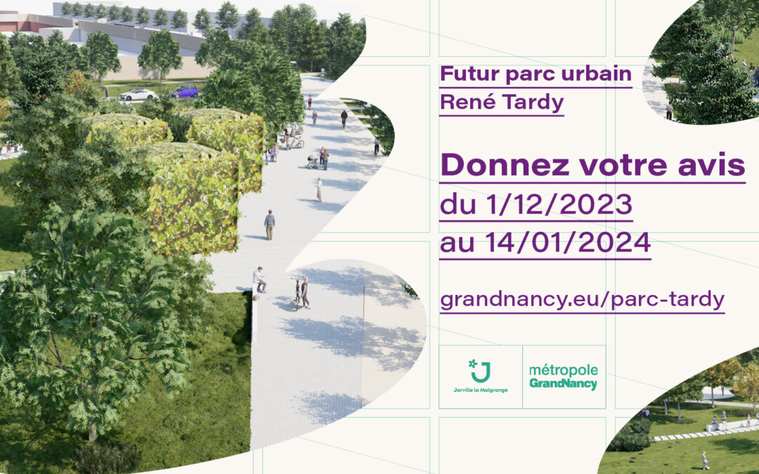 Concertation citoyenne – Futur parc urbain René TARDY