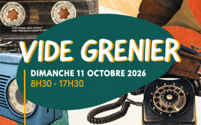 Vide grenier • 11 octobre 2026